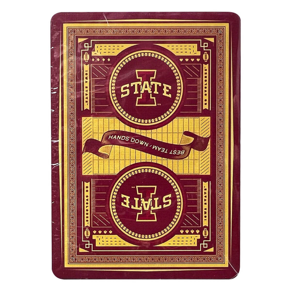 I-State Cardinal & Gold Playing Cards